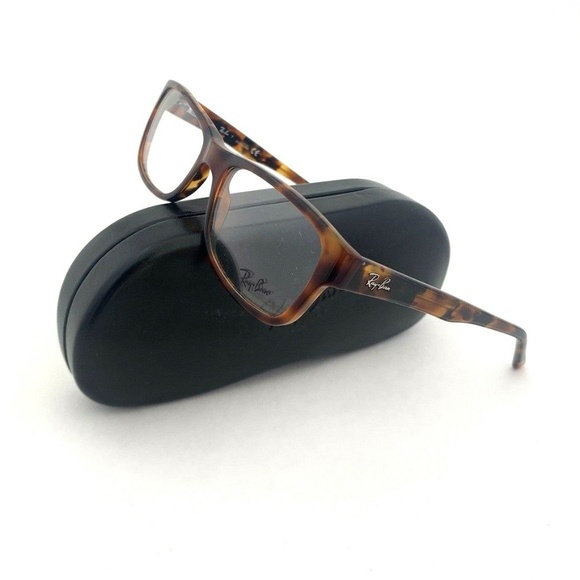 New Ray-Ban Frames Tortoise Unisex Eyeglasses RB 5268 5675 52 17 135 Acetate - Picture 2 of 9